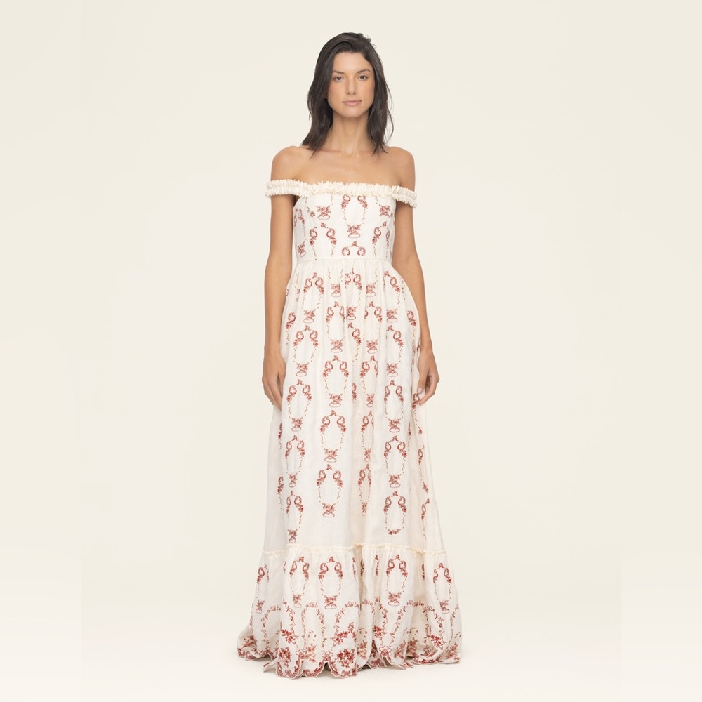 Agua by Agua Bendita Achiote Florero Maxi Dress